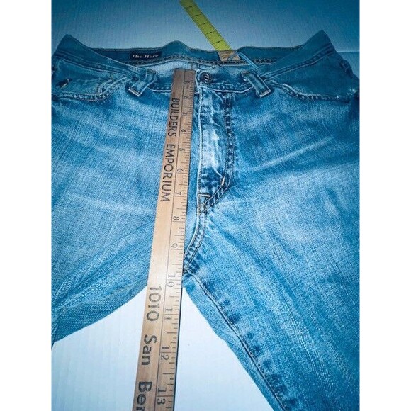 Vintage Adriano Goldschmied AG Jeans 32x32 The Hero Relaxed Straight Light Wash - Picture 7 of 16